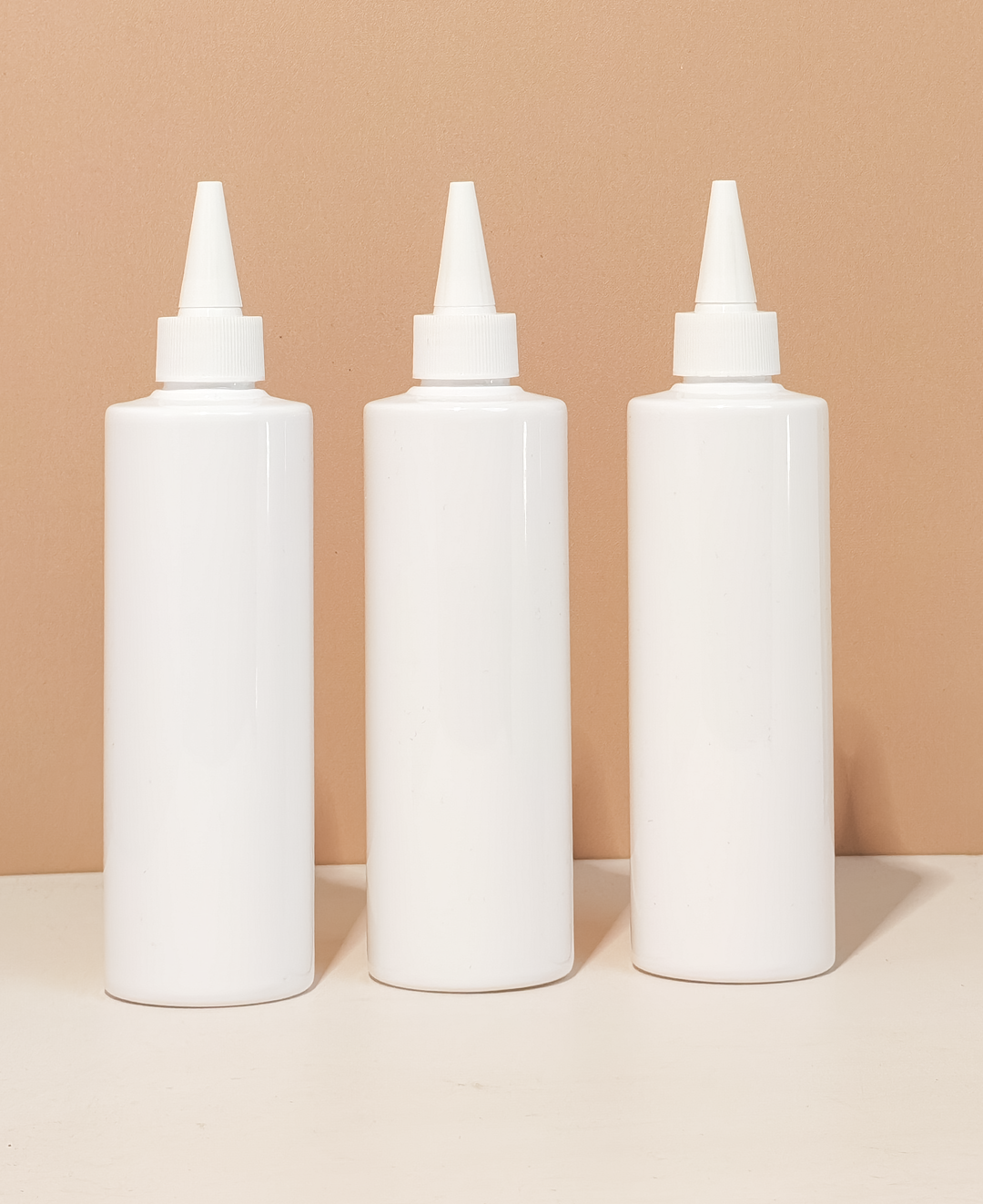 250Ml Tall Pet Bottle With White Applicator