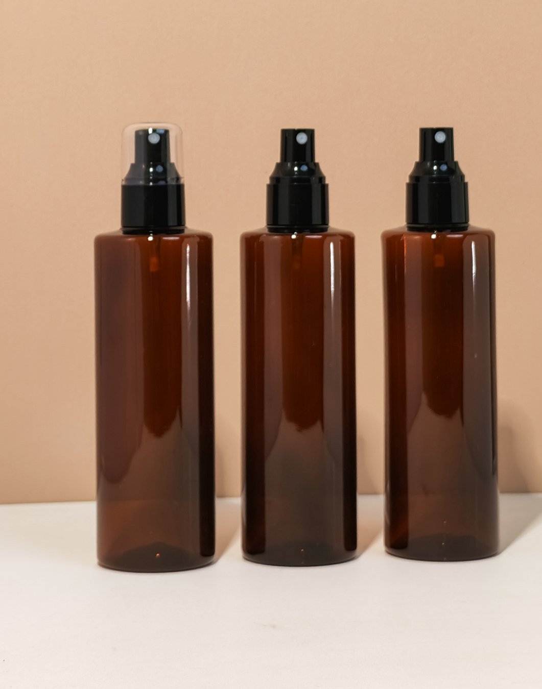 250Ml Tall Pet Bottle With Black Mist Spray