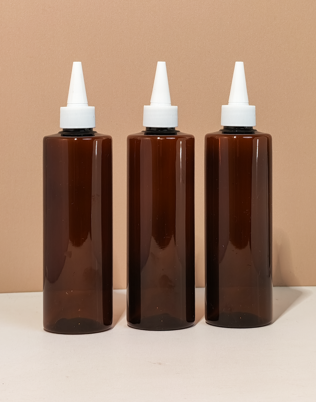 250Ml Tall Pet Bottle With White Applicator