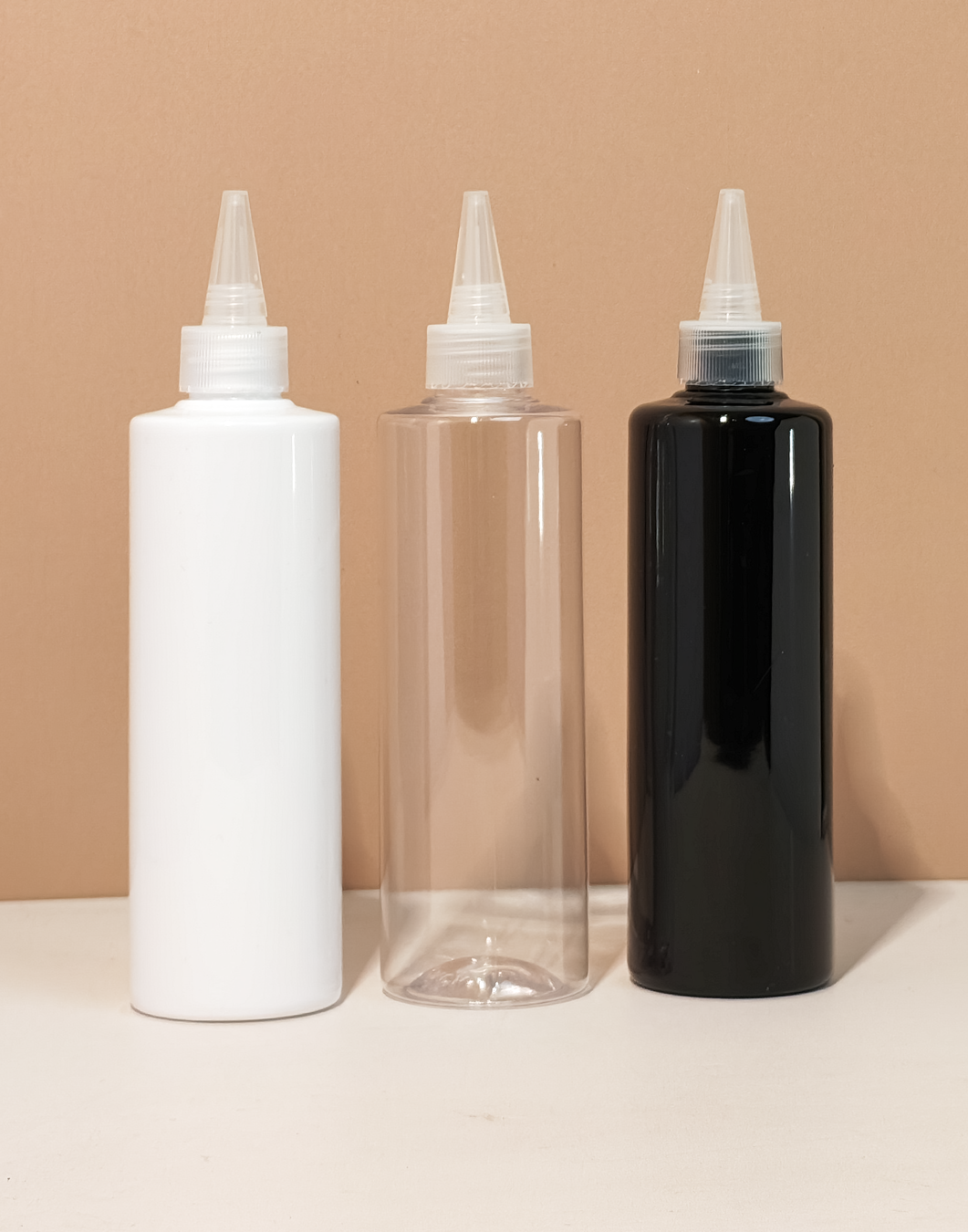250Ml Tall Pet Bottle With Clear Applicator