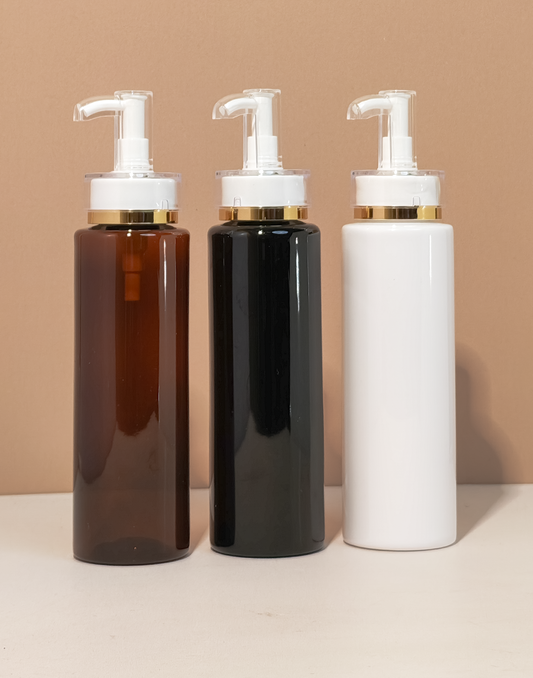 250Ml Tall Pet Bottle With Lux Pump
