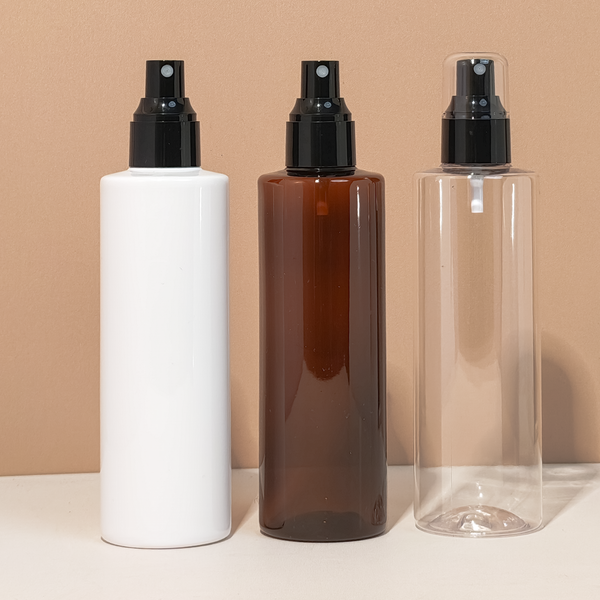 250Ml Tall Pet Bottle With Black Mist Spray